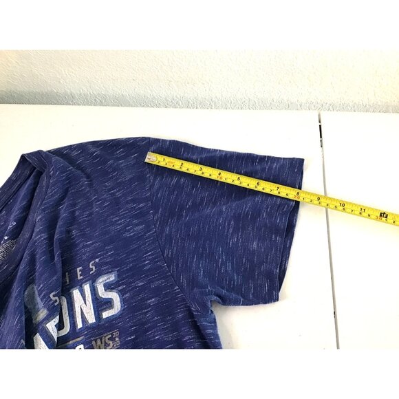 FANATICS- MENS BLUE DODGERS 2020 WORLD CHAMPIONSHIP T-SHIRT SIZE MEDIUM - Picture 4 of 6